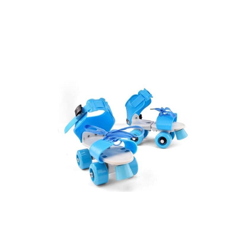 Cable World Boy Roller Skates For Kids Age Group 5-15 Years Adjustable Inline Skating Shoes, Blue