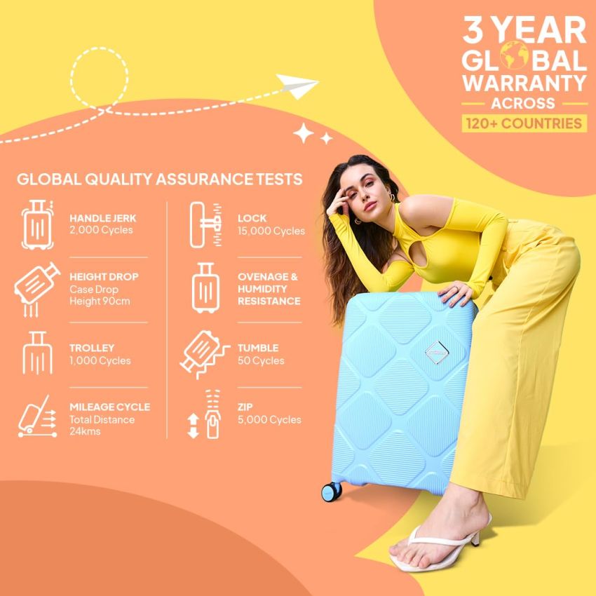 American Tourister AMT INSTAVIBE+ SP55 SKY BLUE