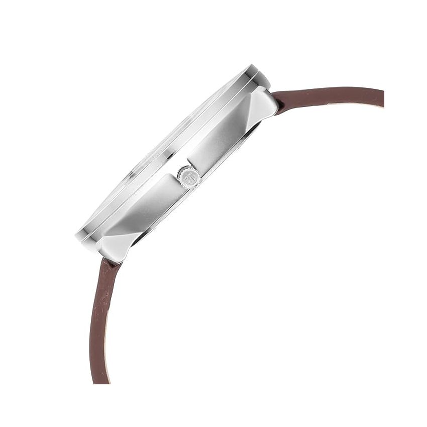 Titan Slim Quartz Multifunction Blue Dial Quartz Stainless Steel Strap Watch for Men-NS1877SL01