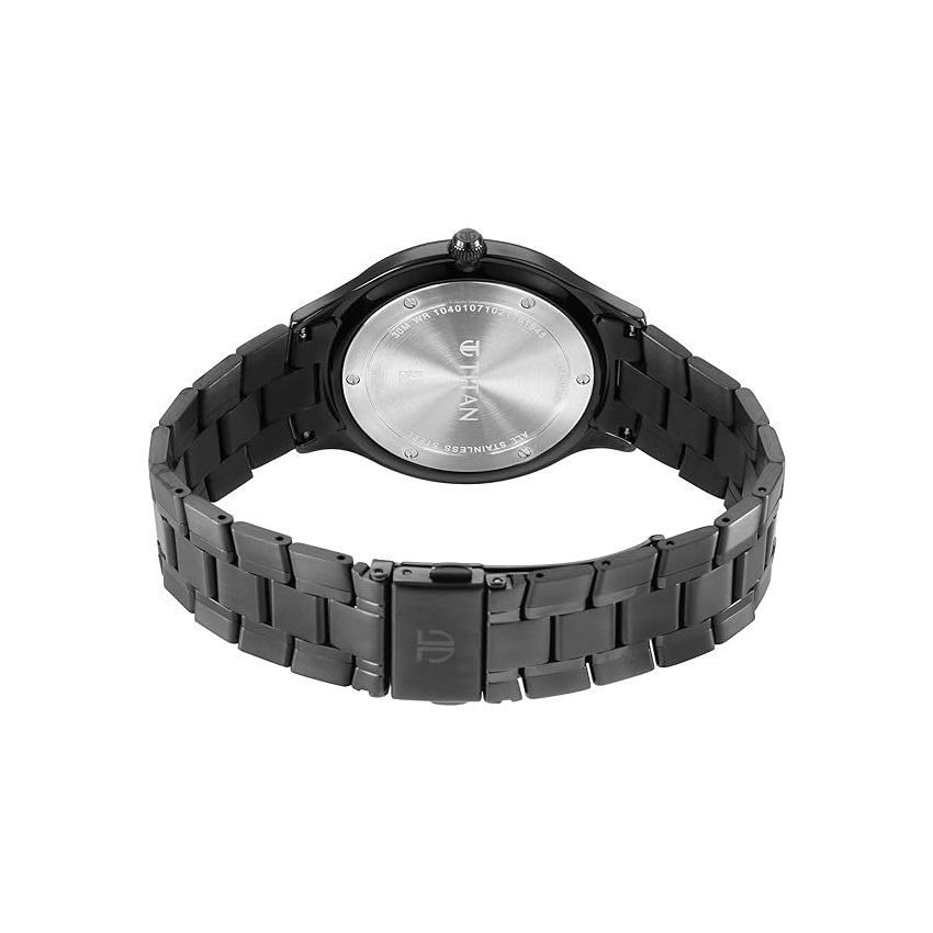 Titan Classique Slimline Gray Dial Analog with Date Stainless Steel Strap Watch for Men-NS90142QM02/NT90142QM02