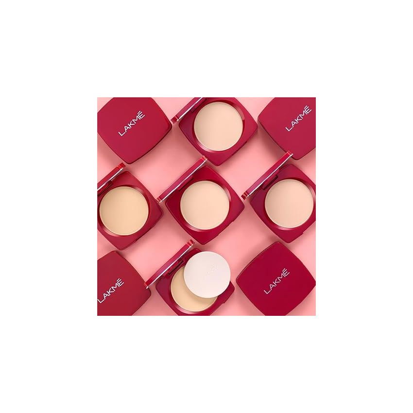LAKMÉ Face It Matte Compact For Normal Skin, Marble, 9 G, Pink