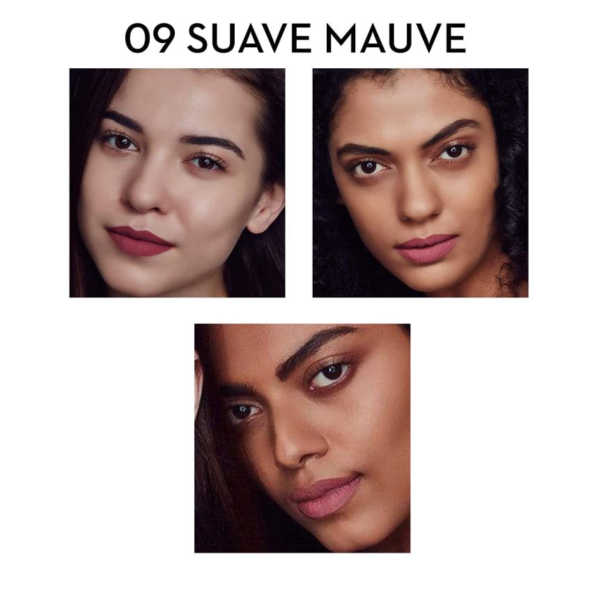 SUGAR Cosmetics Smudge Me Not Mini Matte Liquid Lipsticks for Women | Transferproof & Waterproof | Long Lasting Lipstick - Upto 12hrs | 1.1ml - 09 Suave Mauve