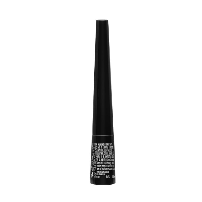 Lakme Absolute Gloss Artist Liquid Eye Liner, Black, Smudge Proof, Long Lasting, 2.5 ml