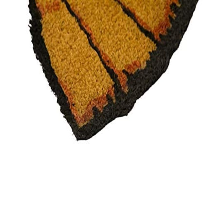 Onlymat Hand-Crafted Snail Shape Anti-Slip Back for Indoor, Outdoor, Patio, Home, and Office Weatherproof, Large, and Thick Entryway Decor Natural Coir Doormat, Brown (56 x 56cm)