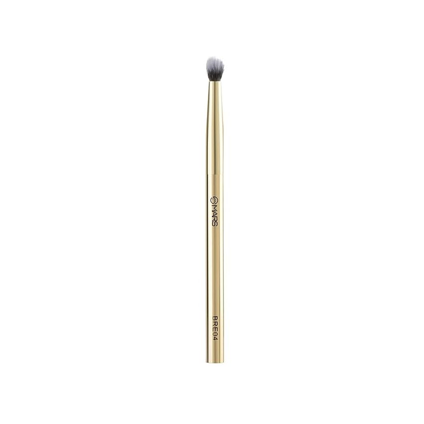 MARS Artist's Arsenal Professional Small Blending Eyeshadow Makeup Brush | Feather Soft Touch | Precise Synthetic Bristle | Perfect for Eyeshadow | Luxe Packaging Makeup Brush (Golden)