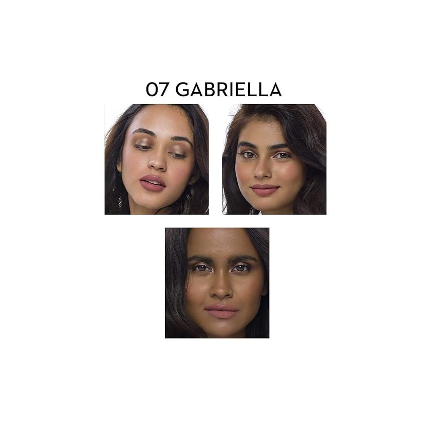 SUGAR Cosmetics Mettle Satin Lipstick | Highly Pigmented & Silky Matte Finish | Creamy Texture | Mango Butter Infused | 2.2 gm - 07 Gabriella (Soft Dusty Nude/Nude Pink)