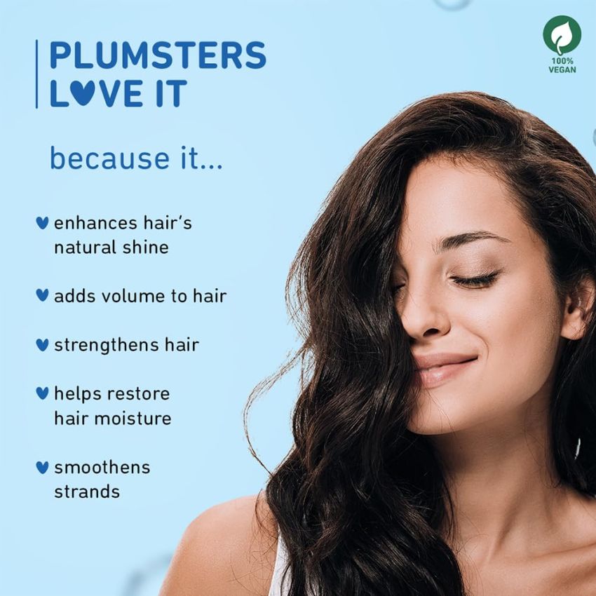 Plum Coconut Milk & Peptides Shampoo for Dry & Frizzy Hair | Provides 22X Shiny & Softer Hair | Paraben-Free | Hair Shampoo for Women & Men | for Straight, Wavy & Rough Hair | pH Balanced | 500ml