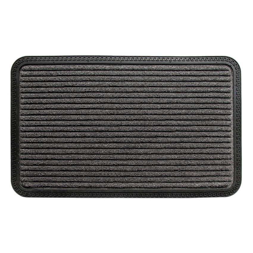 Onlymat Solid Door Mat (Grey, Polypropylene, Rubber, 40cmx60cm)