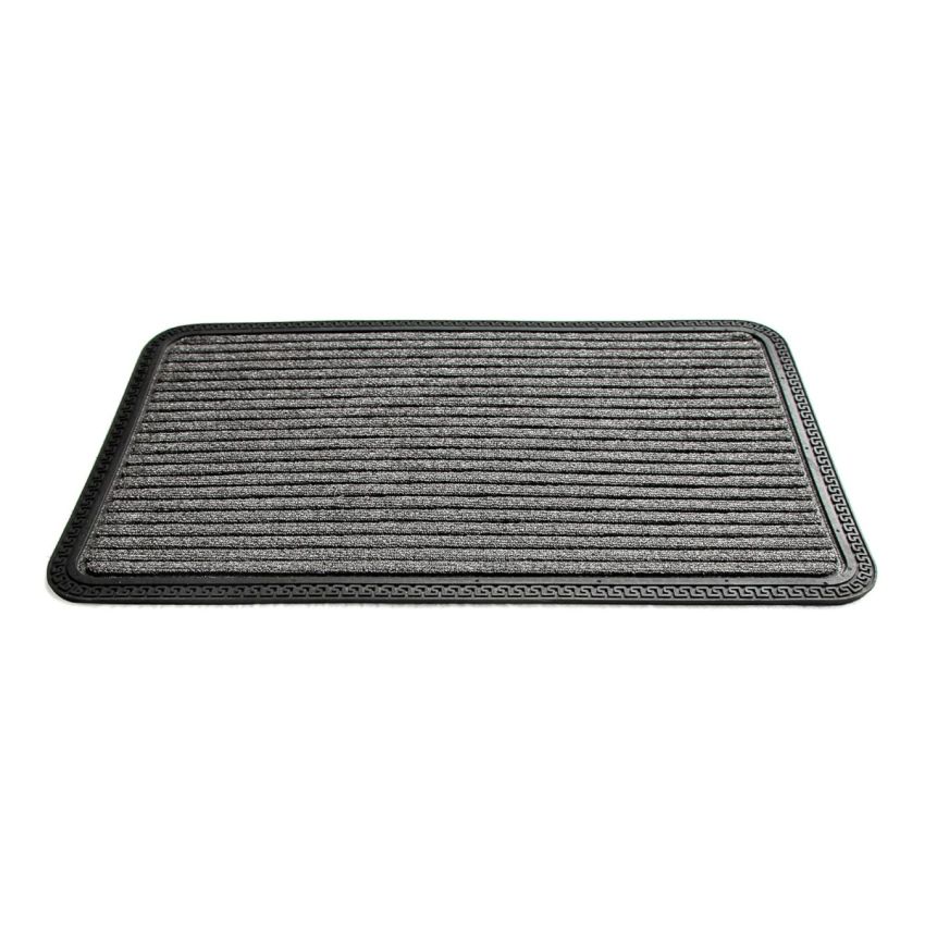 Onlymat Solid Door Mat (Grey, Polypropylene, Rubber, 40cmx60cm)