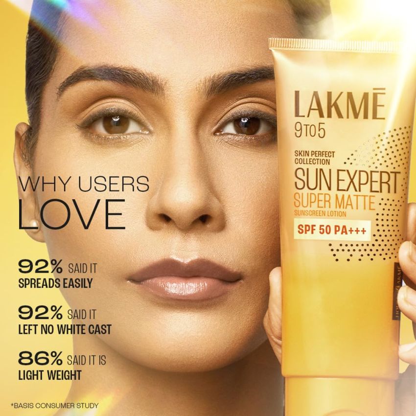 Lakme Sun Expert SPF 50 Ultra Matte Lotion, 100 ml