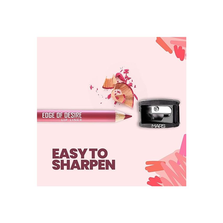 MARS Matte Lip Liner | One Swipe Smooth Application | Long Lasting Lip Pencil | (1.4gm) (19-BERRY SPLASH)