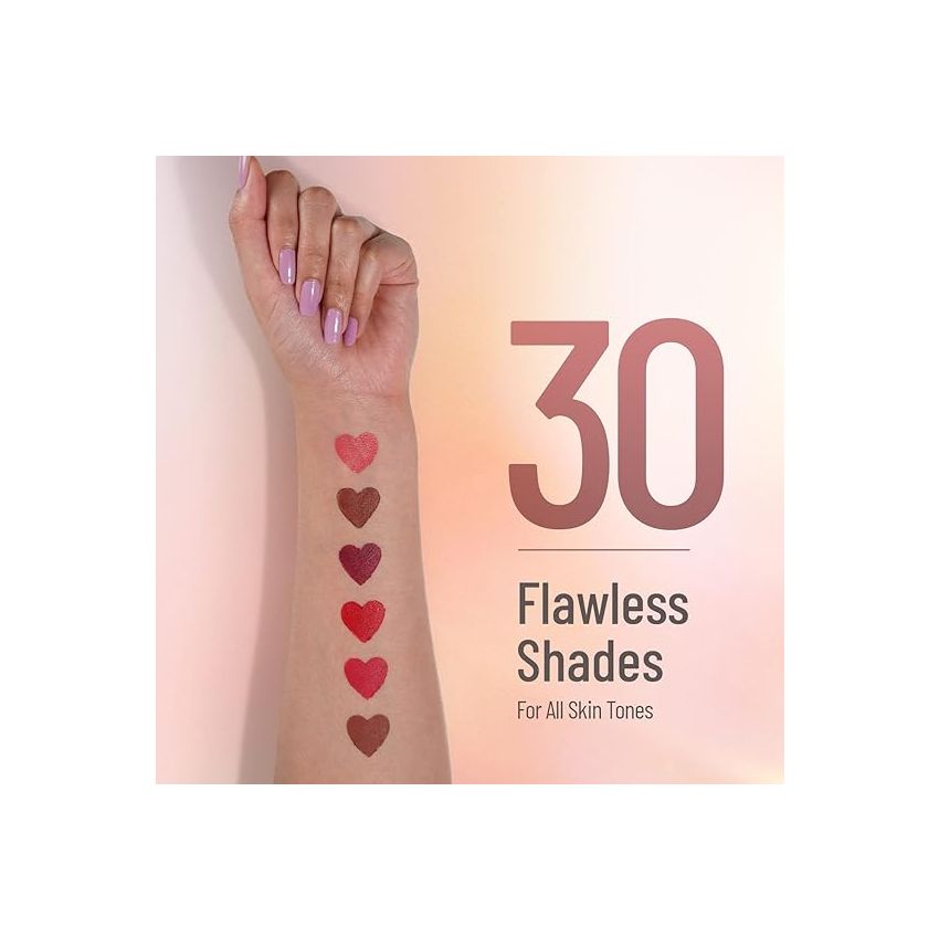 Swiss Beauty Stain Matte Lipstick | Long Lasting, Hydrating & Lightweight Lipstick | Coffee, 3.4gm