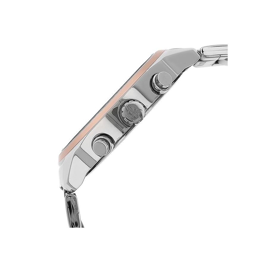 Titan Workwear Quartz Multifunction Silver Dial Stainless Steel Strap Watch for Men-NS1733KM02/NT1733KM02