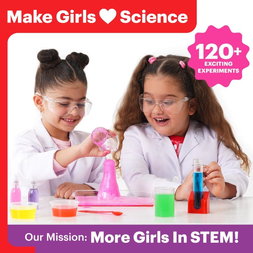 Einstein Box Ultimate Girls' Science Kit for Girls Ages 6-8-10-12 Years | Birthday Gift Ideas for Girls | STEM Learning Toys for 6,7,8,9,10,11,12,13,14 Year Old Girls |