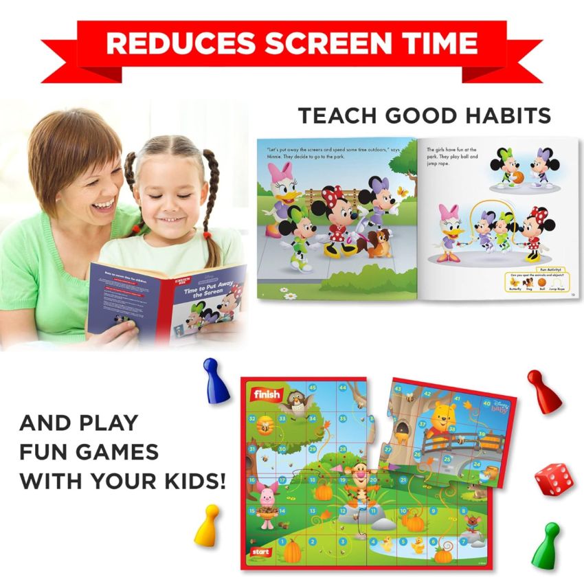 Einstein Box Featuring Disney for 4-5-6 Year Old Boys/Girls | Disney Gift Toys for Kids | Learning and Educational Toys, Games and Books | STEM Toys |