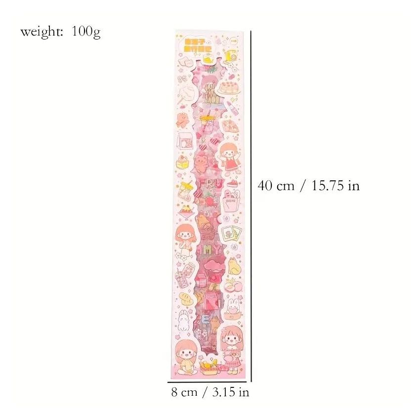 Cable World® Stickers for Kids, Cute Stickers 20 Sheets for Kids, Stickers for Students, Stickers for Girls, Perfect for Scrapbooking, Crafts & Classroom (Color&Design May Vary) Self Adhesive