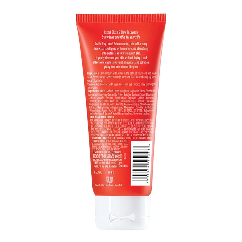 LAKMÉ Strawberry Creme Face Wash 100 G