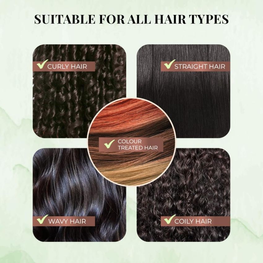 Just Herbs Ayurvedic Silky Strength Anti Dandruff & Hairfall Shampoo For Men & Women - Suitable For Dry Hair Scalp, Sulphate & Paraben Free 200 ml