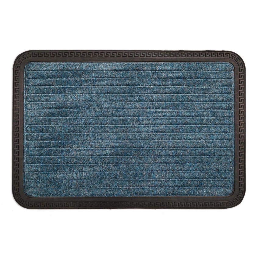 Onlymat Soft Polypropylene| Stripped Pattern| Rubber Backing| Long-Lasting| Heavy Duty| All-Purpose| Indoor| Outdoor| Doormat- 60 x 40cm