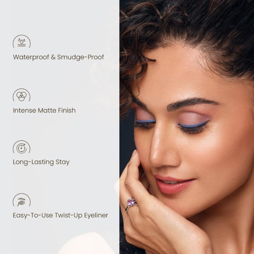 SWISS BEAUTY Matte Colour Me Happy Eyeliner Pencil| Waterproof & Smudge-Proof | Long-Lasting | 12 Shades | Shade- Yellow Sunflower, 0.4Gm