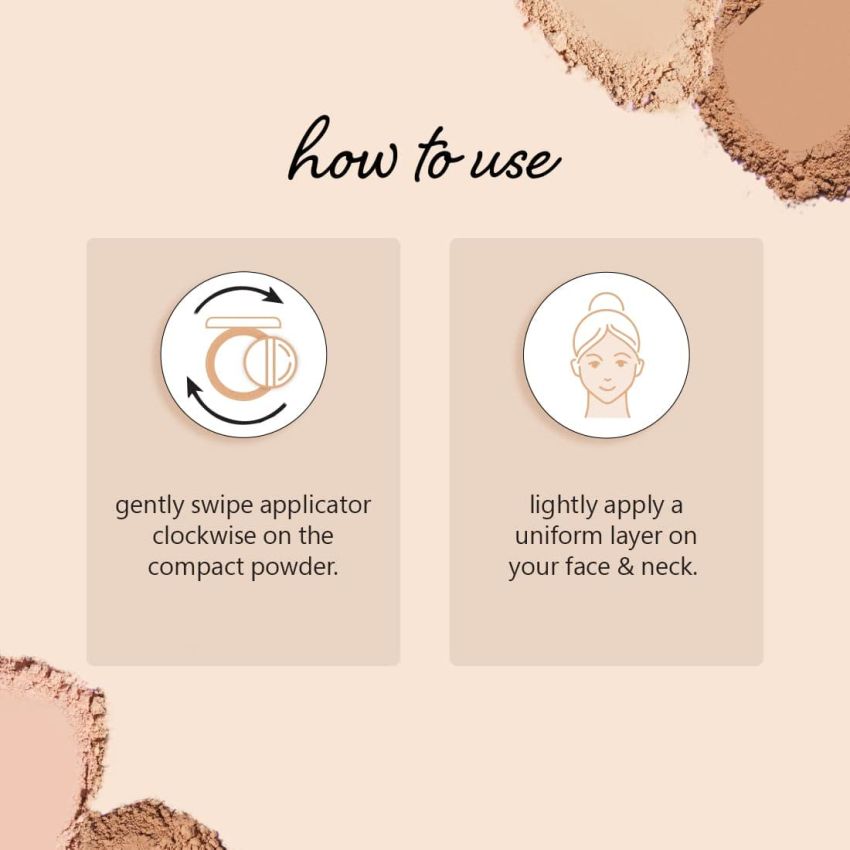 Plum Legit Matte Talc-Free Compact With SPF15 | Lightweight | Even Coverage | 100% Vegan & Cruelty Free | Sunkissed Gold - 120N (Medium, Neutral Undertone)