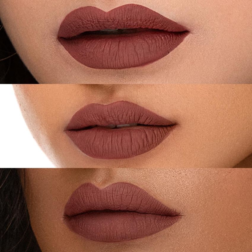 SUGAR Cosmetics - Smudge Me Not - Liquid Lipstick - 14 Teak Mystique (Warm Brown) - 4.5 ml - Ultra Matte Liquid Lipstick, Transferproof and Waterproof, Lasts Up to 12 hours