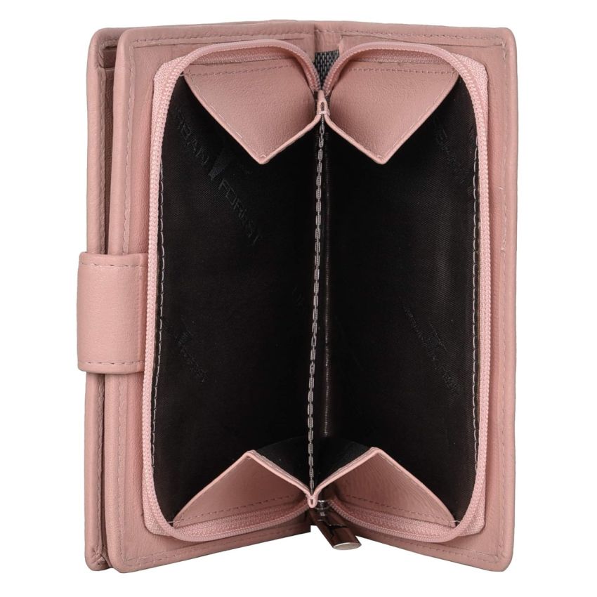 URBAN FOREST Timmy Blue Leather Wallet & Pen Combo Gift Set for Women