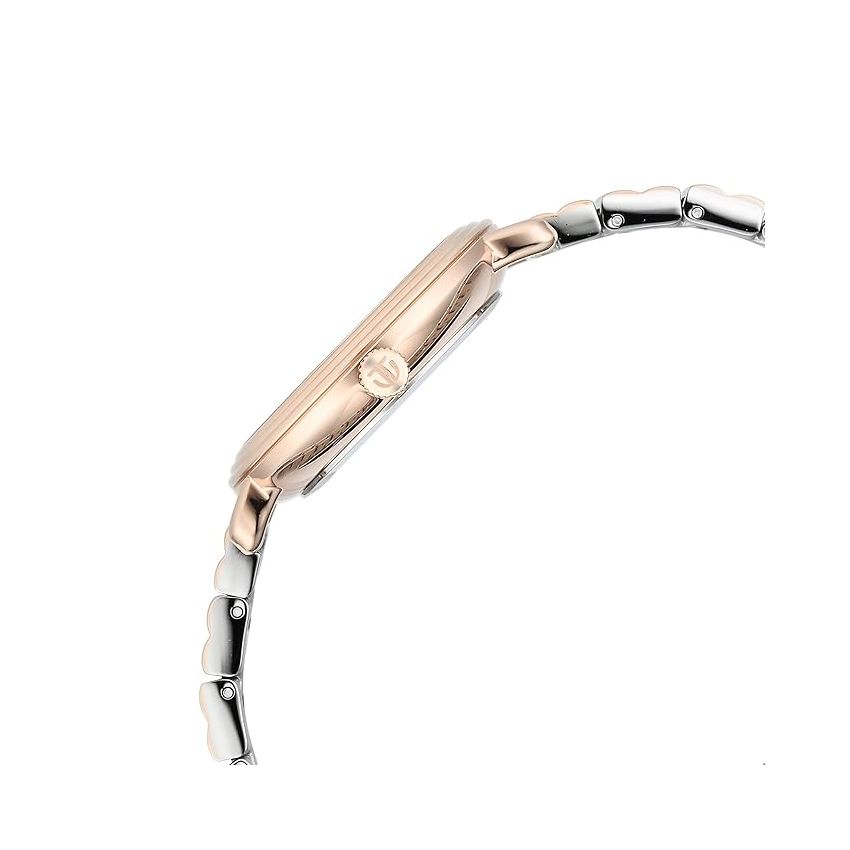 Titan Aura Quartz Analog Silver Dial Stainless Steel Strap Watch for Women-95244KM01/NT95244KM01