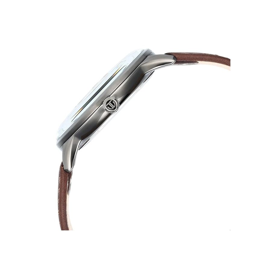 Titan Green Dial World Time with Date Leather Strap Watch for Men-NS90145QL01/NT90145QL01