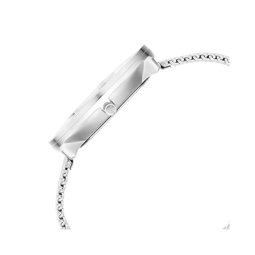 Titan Slim Quartz Multifunction Black Dial Stainless Steel Strap Watch for Men-NR1877SM01