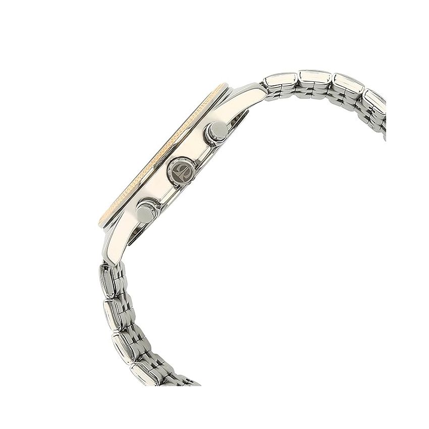 Titan Men's Metropolitan Luxe: Multifunction blue Dial with Two-Tone Stainless Steel Bracelet Watch-NS1734KM01