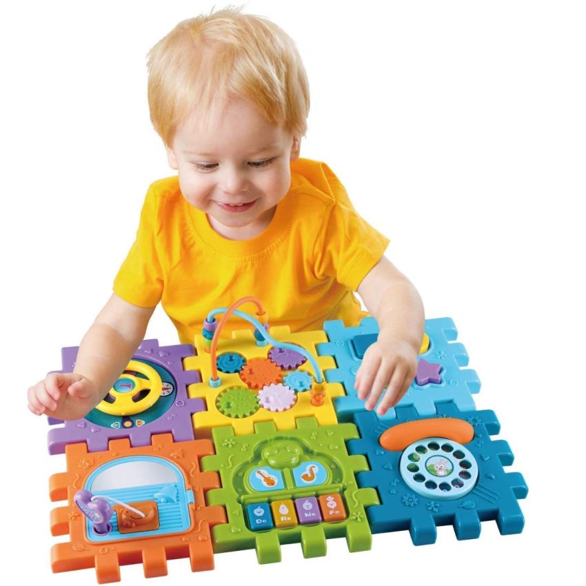 Cable World® 6-in-1 Activity Cube Learning Activity Play Cube Intelligence Learning Educational Activity Cube Game Multi Purpose Educational Toys for Kids