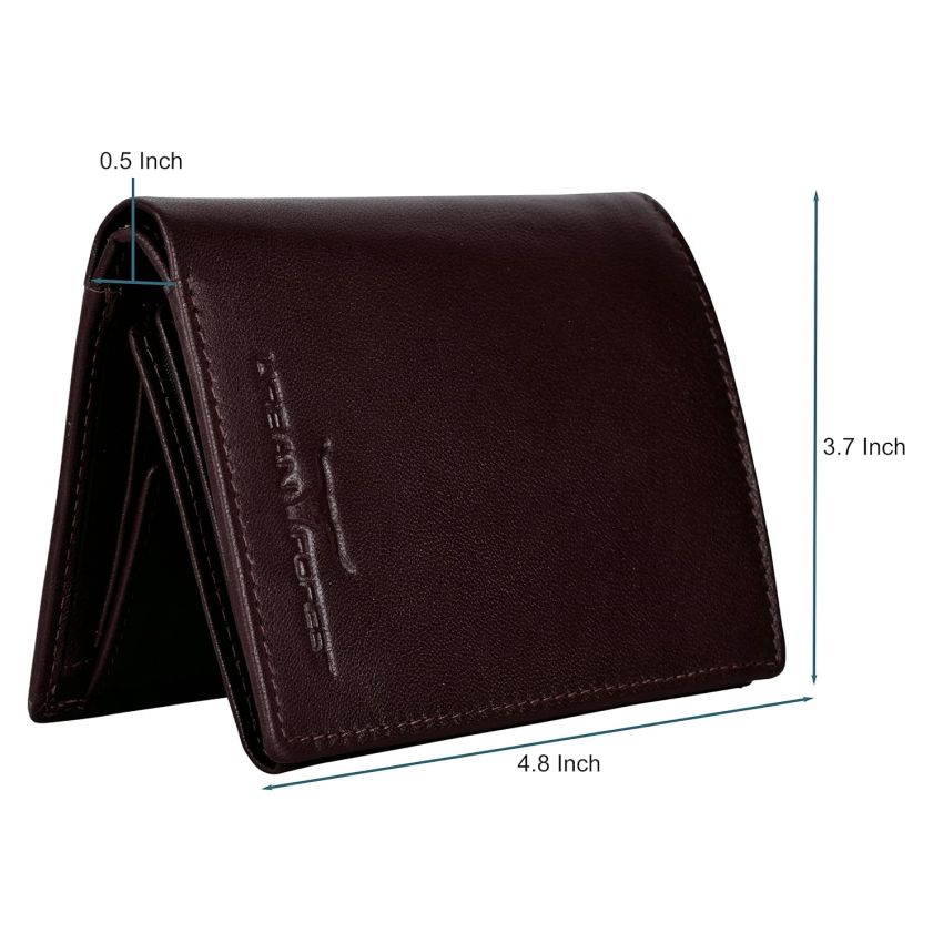 URBAN FOREST Toronto Brown Leather Wallet for Men