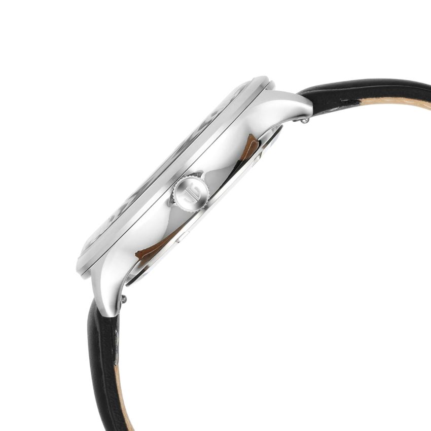 Titan Timeless Treasure White Dial Analog Leather Strap Watch for Men