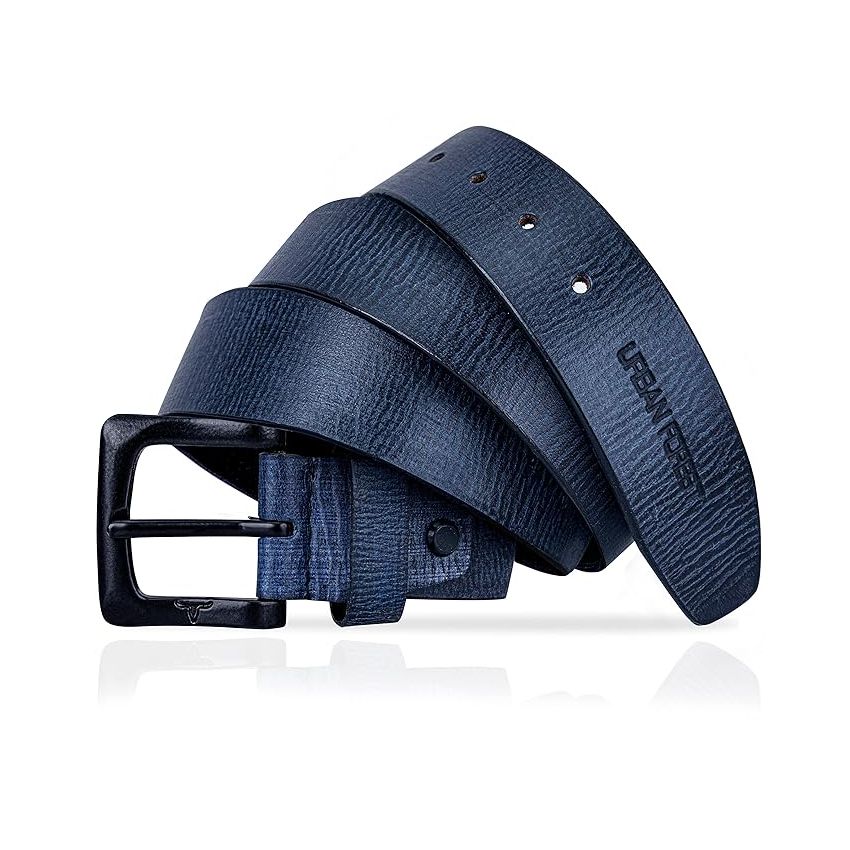 URBAN FOREST Trent Casual Textured Leather Belts for Men