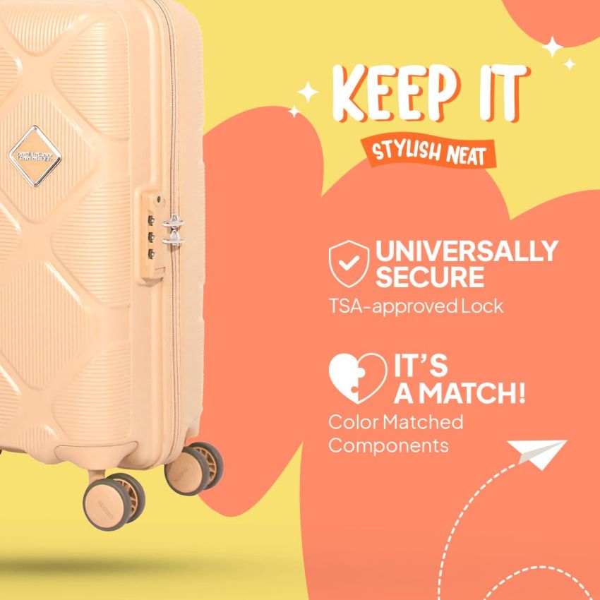 American Tourister AMT INSTAVIBE+ SP55 PEACH BLOSSOM