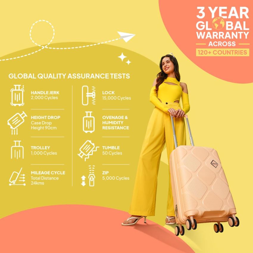 American Tourister AMT INSTAVIBE+ SP55 PEACH BLOSSOM