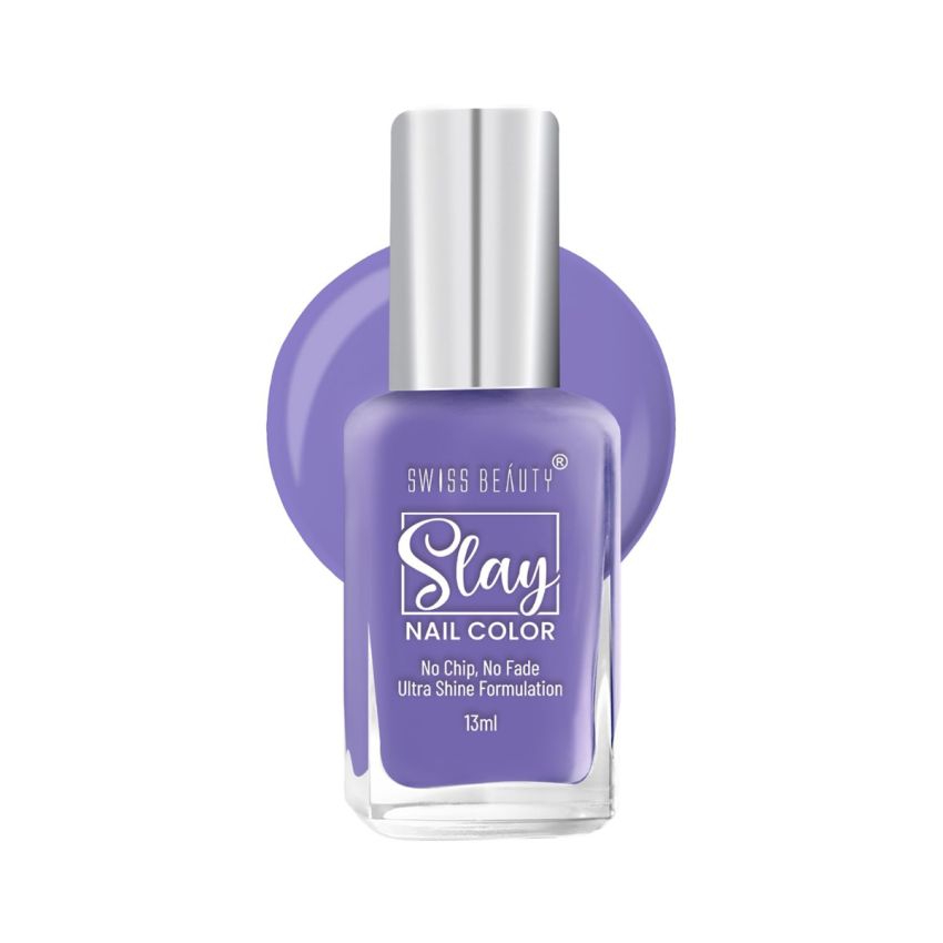 Swiss Beauty Slay Nail Color | Glossy Finish, Long Lasting Nail Paint| Chip resistant, Quick drying Nail Polish | Shade- Tuscan, 25Ml