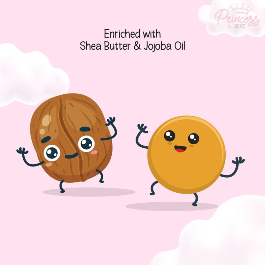 RENEE Princess Twinkle Lip Gloss Cherry Red 1.8ml for Pre Teen Girls | Enriched With Jojoba Oil & Shea Butter, Lightweight, Glossy, Non Sticky Formula