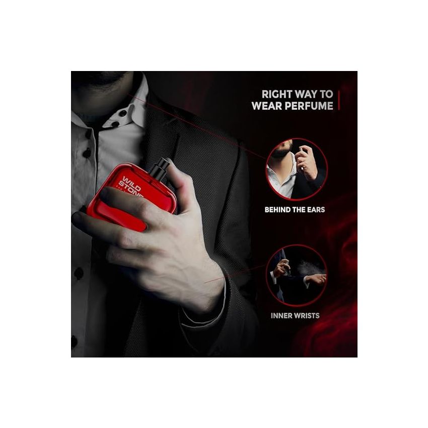 Wild Stone Ultra Sensual EDP Premium Perfume for Men, 50ml|Long-lasting Men's Eau De Parfum|Luxury Fragrances that Smell Great All Day|Ideal Gift for Him|Aromatic Fougere Long-lasting Scent for Men