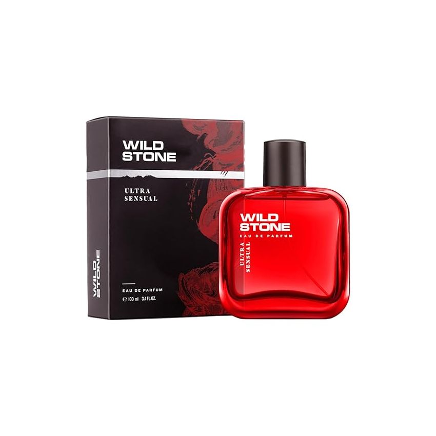 Wild Stone Ultra Sensual EDP Premium Perfume for Men, 50ml|Long-lasting Men's Eau De Parfum|Luxury Fragrances that Smell Great All Day|Ideal Gift for Him|Aromatic Fougere Long-lasting Scent for Men