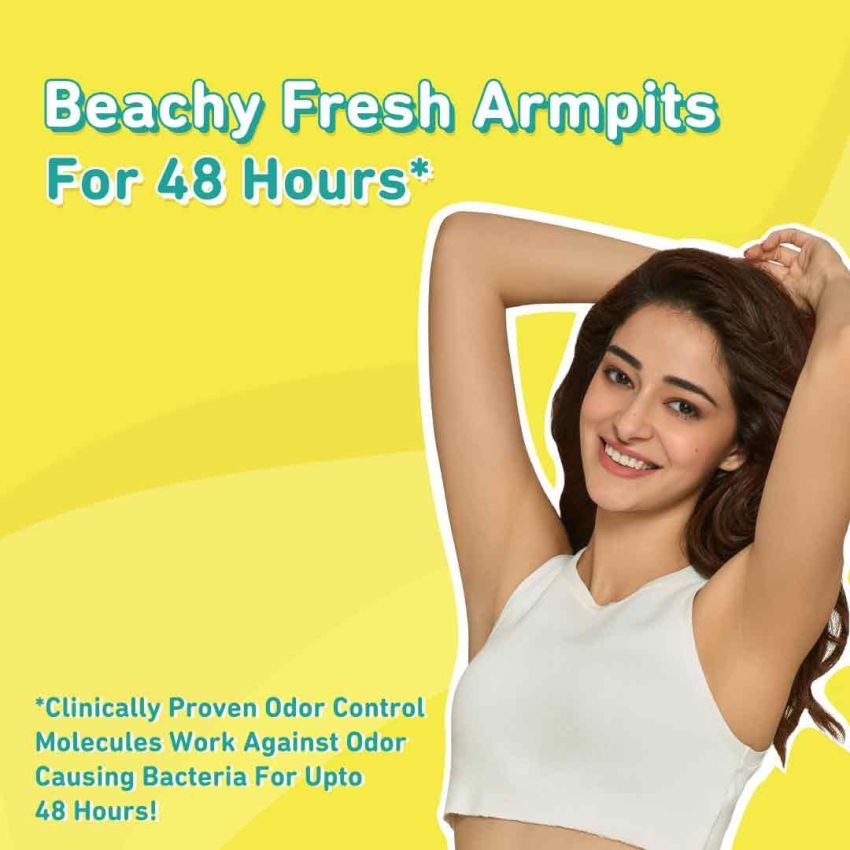 Plum BodyLovin' Hawaiian Rumba Deodorant Roll On | 4% Lactic Acid & 1% Glycolic Acid | Controls Odor & Fades Underarm Darkness | 48 Hr Freshness | Fresh Beachy Fragrance | Aluminium-Free (50 ml)