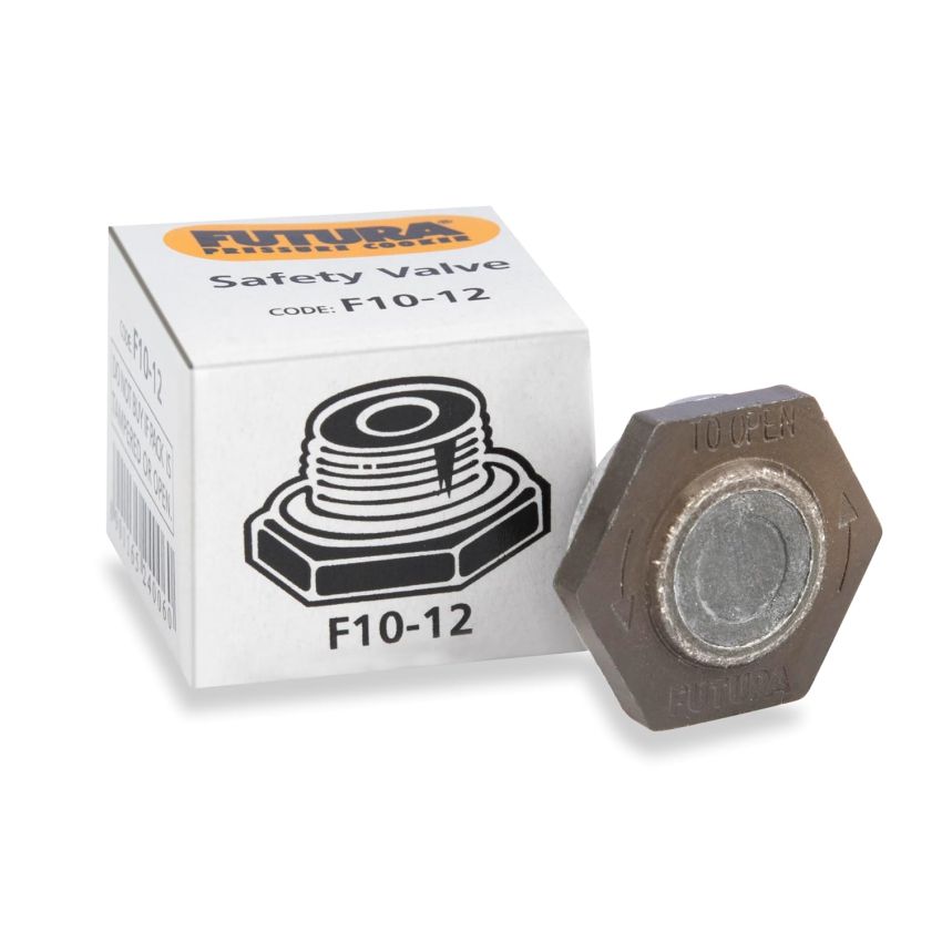 FUTURA Hawkins Safety Valve with Washer for all Pressure Cookers from 2 Litre to 9 Litre, Black, Standard (FSV)