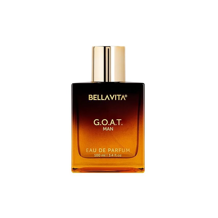 Bella Vita Luxury G.O.A.T Man Eau De Parfum Perfume with Bergamot, Patchouli & Vetiver|Premium, Long Lasting Spicy & Woody Fragrance for Men, 100 ML