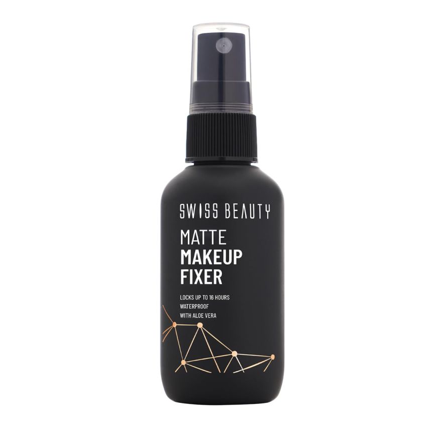 Swiss Beauty Matte Makeup Fixer | 16 Hours Matte Finish | With Vitamin E and Aloe Vera | Waterproof | 70ml