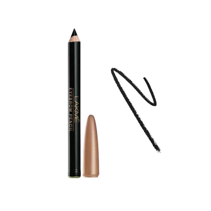 LAKMÉ Eyebrow Pencil, Black, 1.2 g