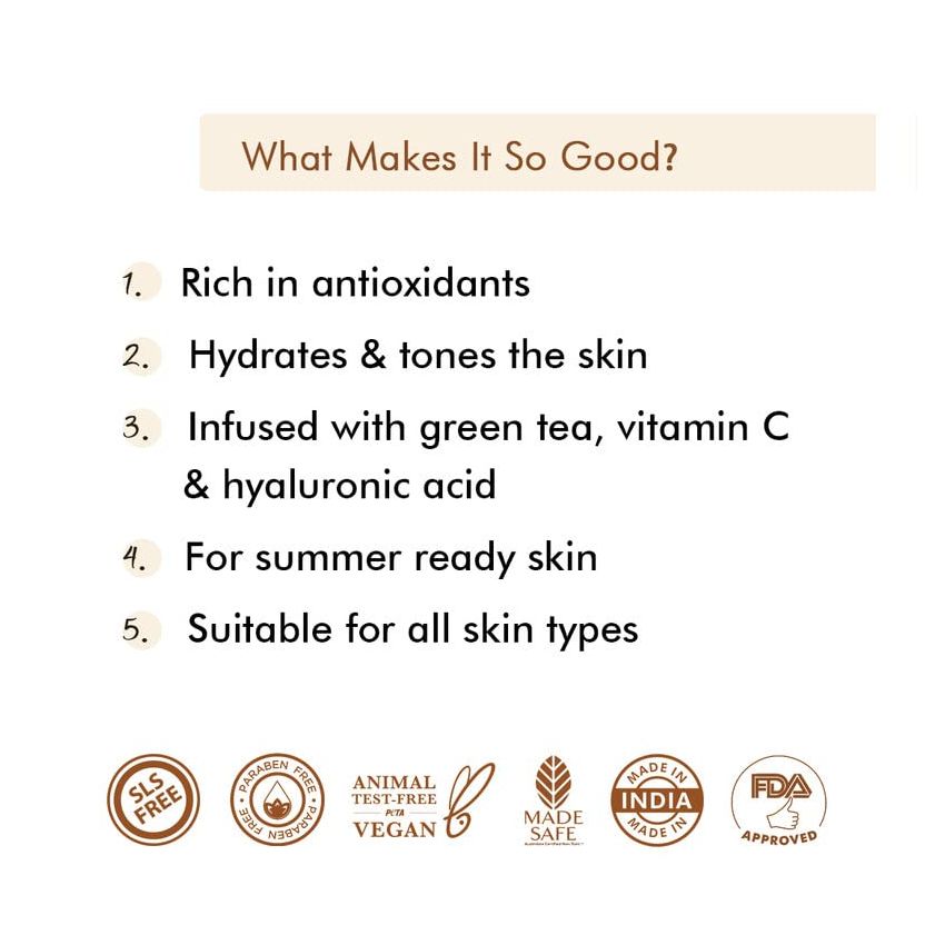 mCaffeine Skincare Kit for Women & Men with Vitamin C Face Serum, Face Wash & Face Scrub | Green Tea Detox Facial Kit with Free Makeup Pouch | Skincare Routine Kit for All Skin Types