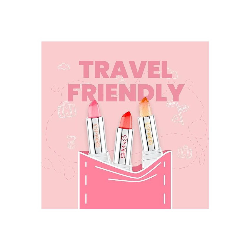 MARS Hydratint Lip Balm | Tinted Lip Moisturizer for Dry and Chapped Lips with Shea Butter and Vitamin-E (PEACH)