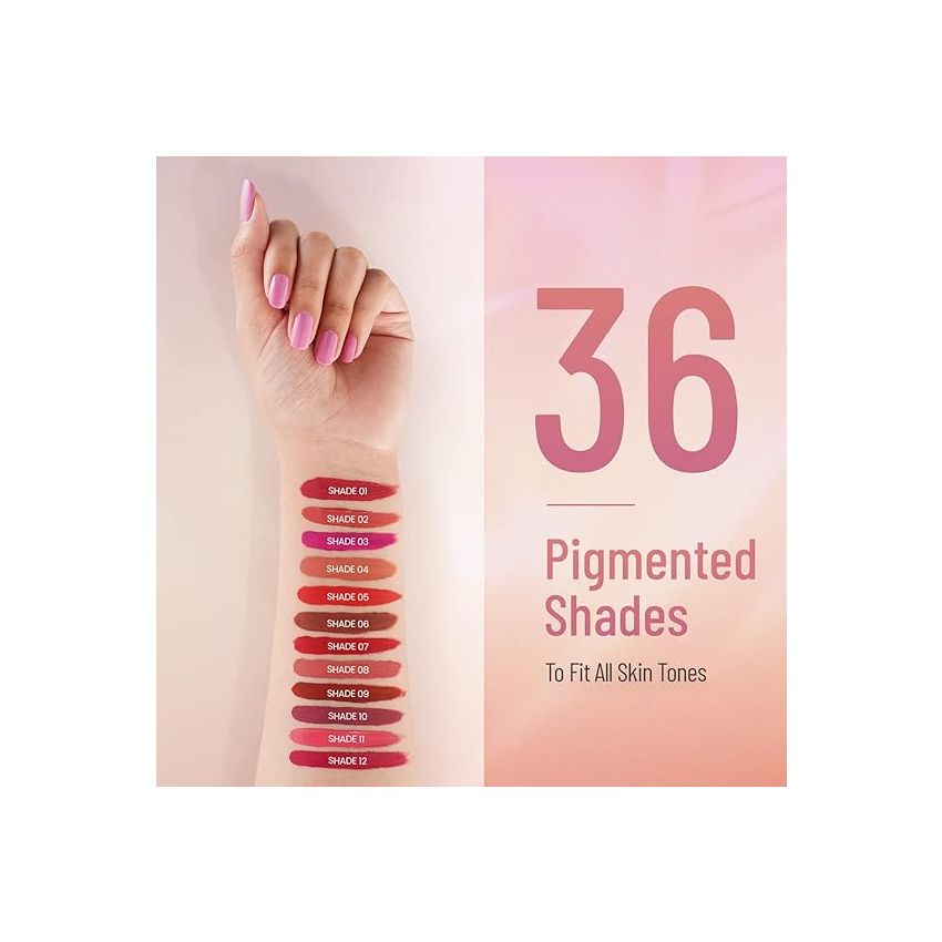 Swiss Beauty Soft Matte Lip Cream Weightless Lipstick | Long Lasting Lipstick With Velvety Finish | Shade- Heart Breaker, 6ml