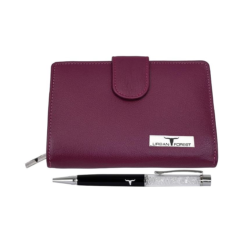 URBAN FOREST Tammy Ladies Leather Wallet Combo